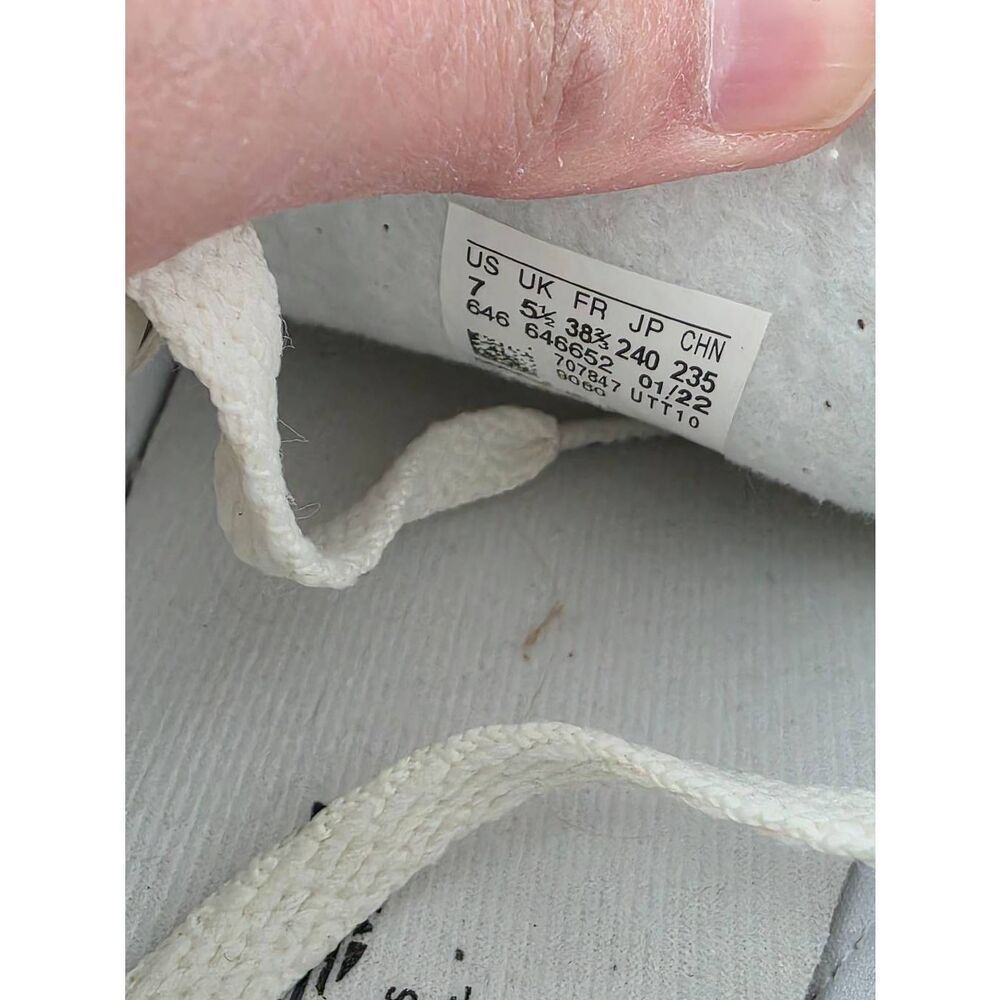 Adidas x GUCCI Gazelle Women's Sneakers-White, Blue, Red, and Tan Size 7 - Picture 7 of 11